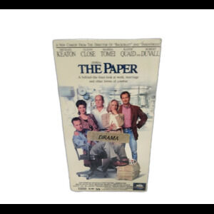 New The Paper VHS Movie Tape